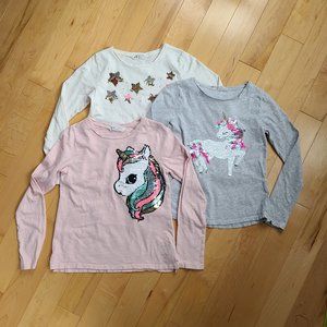 Bundle lot set H&M girls top